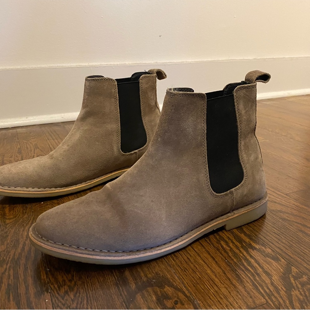 Crevo Mens Blake Grey Ankle Boots Size 8.5 Medium